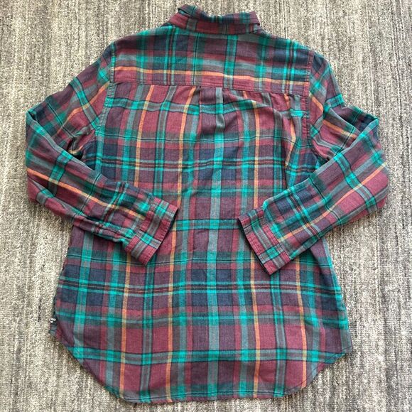 Toad & Co. Re-Form Lightweight Plaid Flannel Shirt, Size XL - Picture 3 of 5